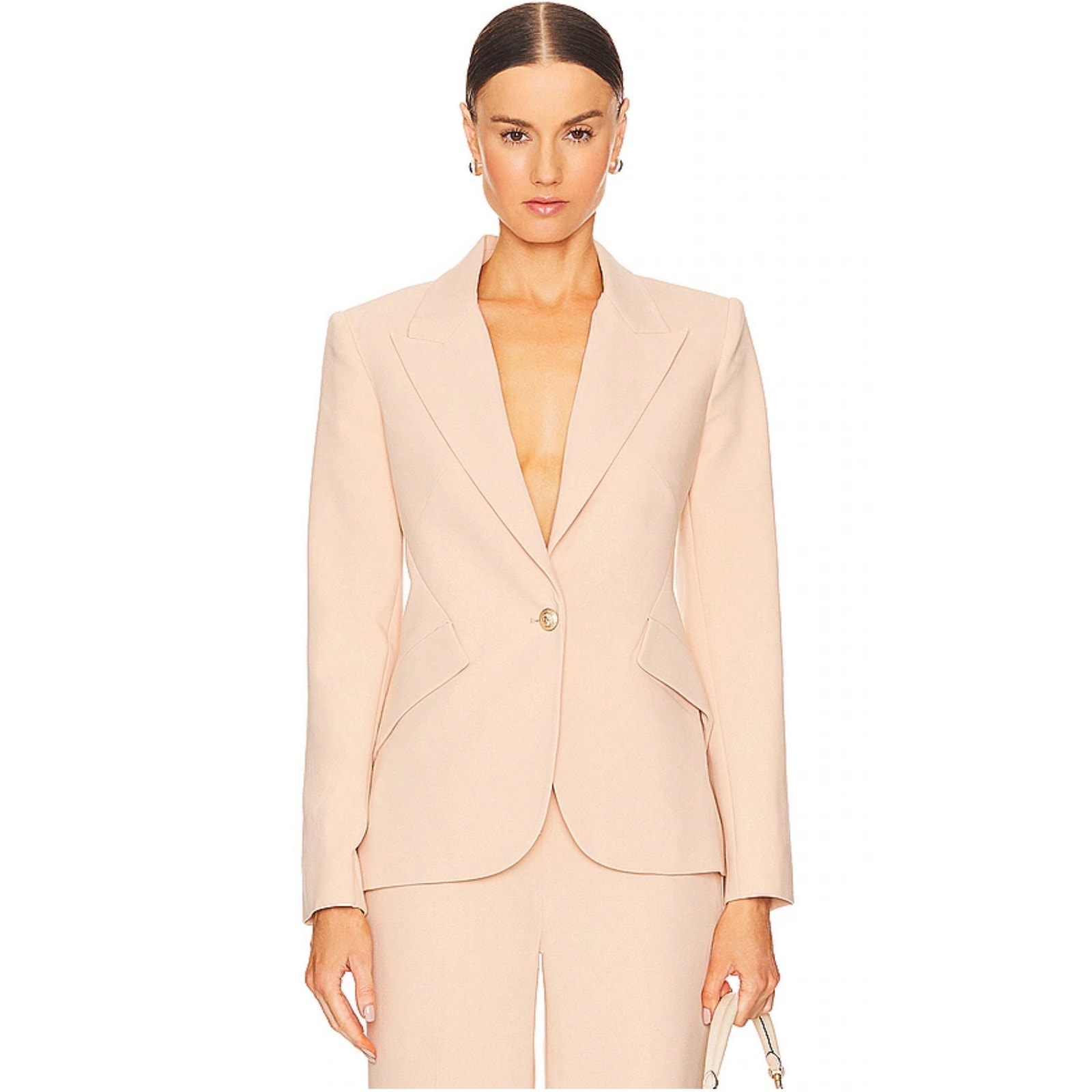 L'agence Chamberlain Blazer In Toasted Almond Size 6 (New) $675